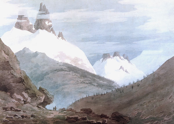 Chamonix and Martigny od John Robert Cozens