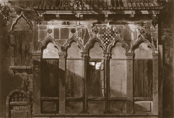 Arabian Windows, In Campo Santa Maria Mater Domini, from 'Examples of the Architecture of Venice' by od John Ruskin