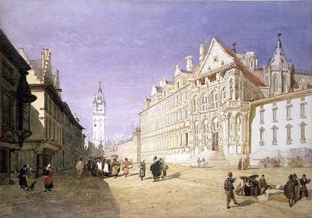 The Hotel de Ville, Ghent od John Sell Cotman