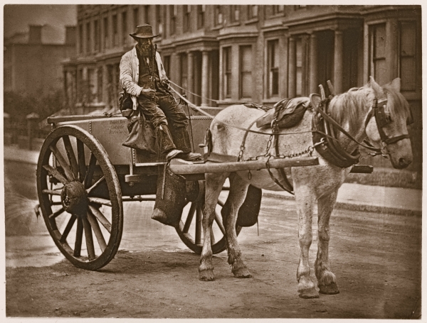 The Water Cart, from ''Street Life in London'', 1877-78 (woodburytype)  od John Thomson