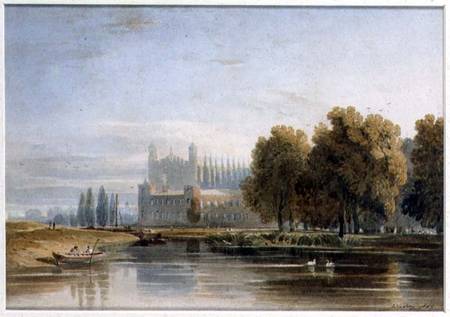 View of Eton College od John Varley