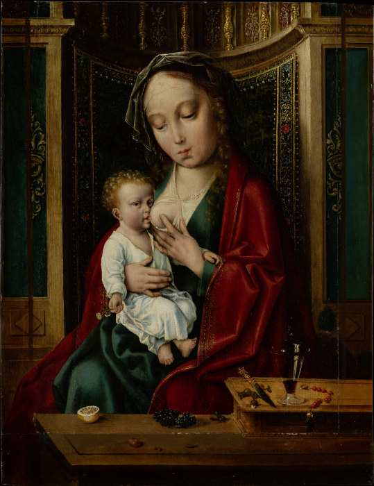 Madonna and Child in a Niche od Joos van Cleve