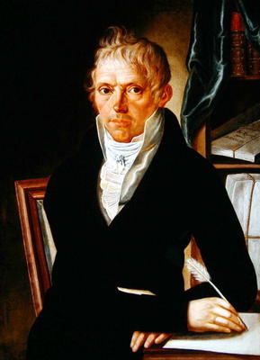 Portrait of an Artist, 1813 (oil on canvas) od Josef Korompay