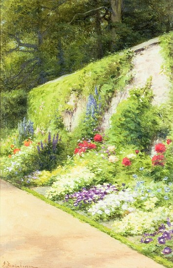 The Artist''s Garden od Joseph Farquharson