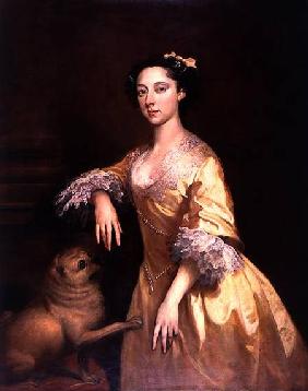 Lady with a Pug Dog