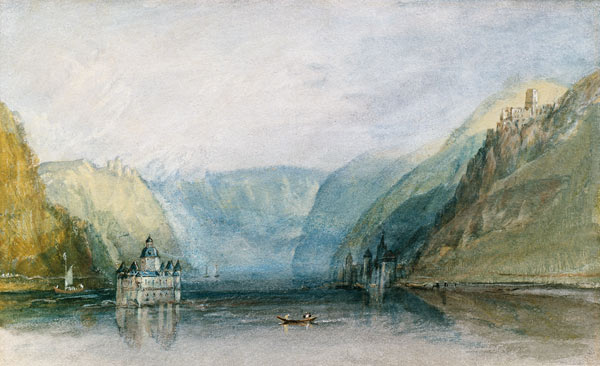 The Pfalz near Kaub od William Turner