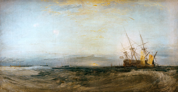 W.Turner, A Ship Aground od William Turner