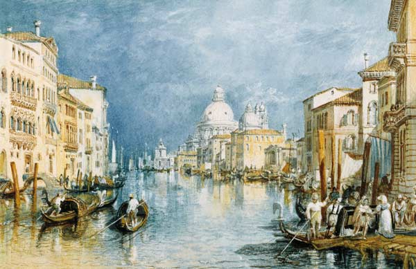 Benátky, Canale grandee od William Turner