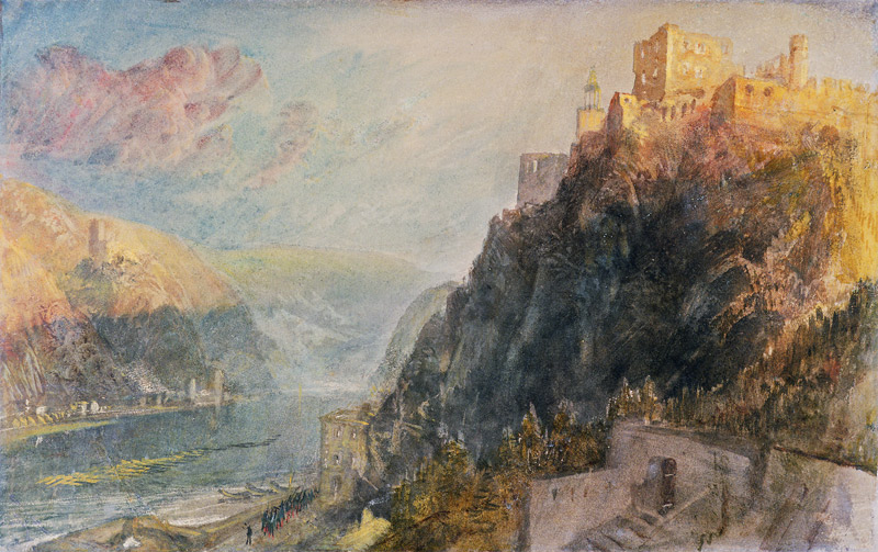 Rheinfels Looking to Katz and Gourhausen od William Turner