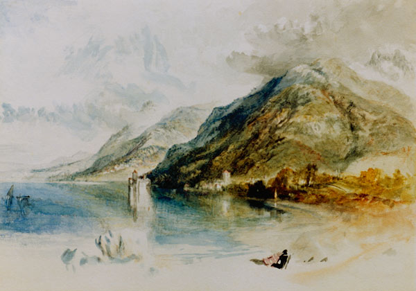 W.Turner, Schloß von Chillon od William Turner