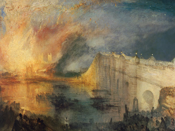The Burning of the Houses of Parliament #1 od William Turner