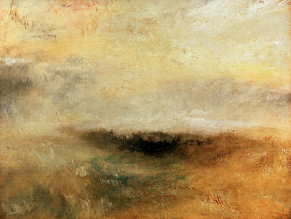 Seascape with Storm coming on od William Turner