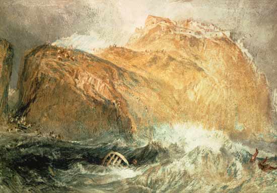 The Tintagel Castle, Cornwall od William Turner