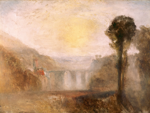 W.Turner / Bridge and Tower / 1838 od William Turner