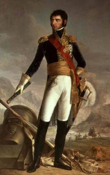 Portrait of Charles Jean Baptiste Bernadotte (1763-1844) after a painting by Francois Joseph Kinson od Joseph Nicolas Jouy