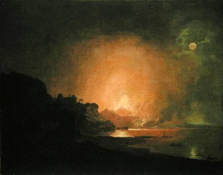 The Eruption of Mount Vesuvius od Joseph Wright of Derby