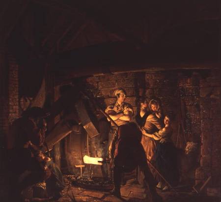 The Iron Forge od Joseph Wright of Derby