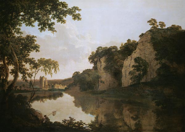 Landscape with Dale Abbey od Joseph Wright of Derby