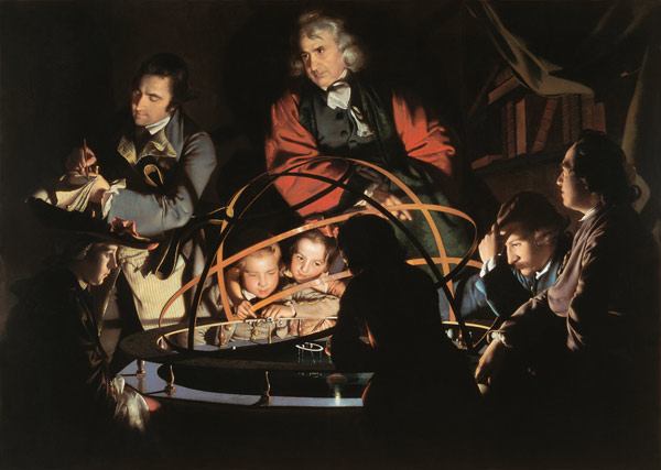The Orrery od Joseph Wright of Derby