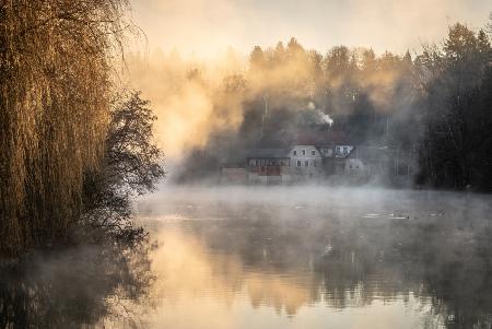 Golden river Krka