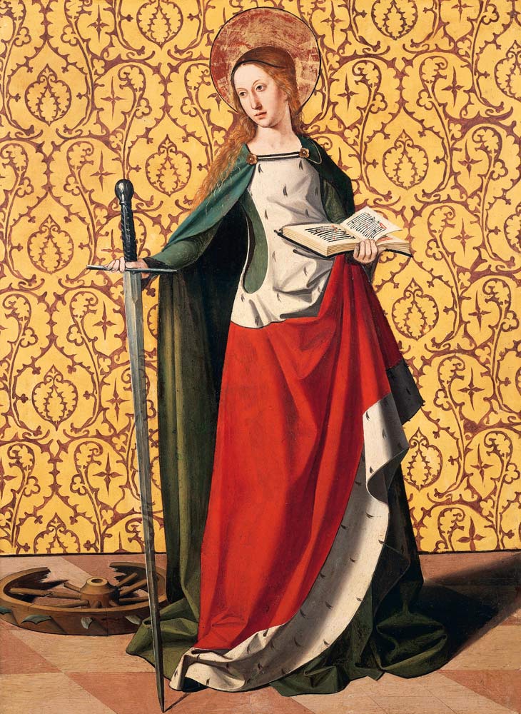St. Catherine of Alexandria od Josse Lieferinxe