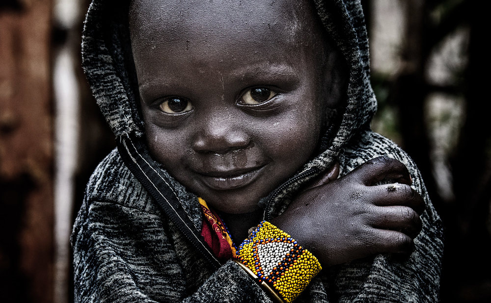Surma tribe child - Ethiopia od Joxe Inazio Kuesta Garmendia