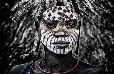 Girl from the surma tribe - Ethiopia