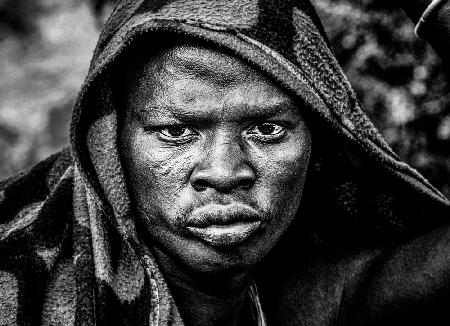 Surma tribe man-Ethiopia