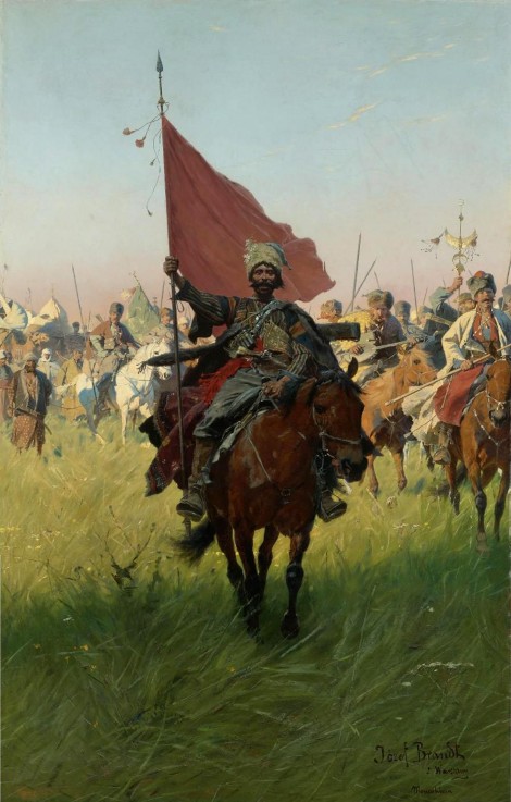 Song of the Cossack victors - Jozef Brandt jako tisk anebo olejomalba