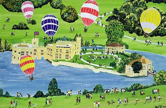 Ballooning at Leeds Castle  od Judy  Joel