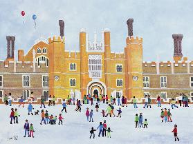 Hampton Court Front, 1991 (gouache on paper) 