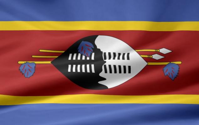 Swaziland Flagge od Juergen Priewe