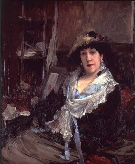 Portrait of Madame Jeanne Samary od Jules Bastien-Lepage