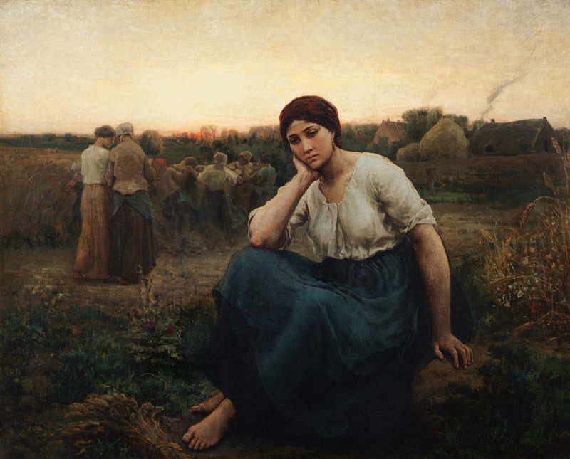 Evening od Jules Breton