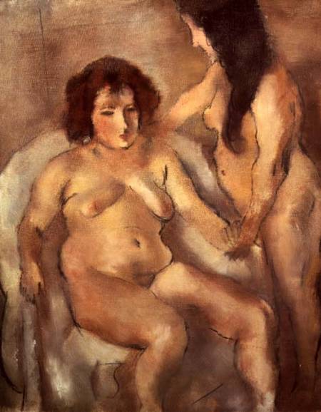 Two Nude Women (The Bordello) od Jules Pascin