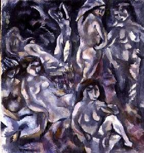 Eight Women in the Nude