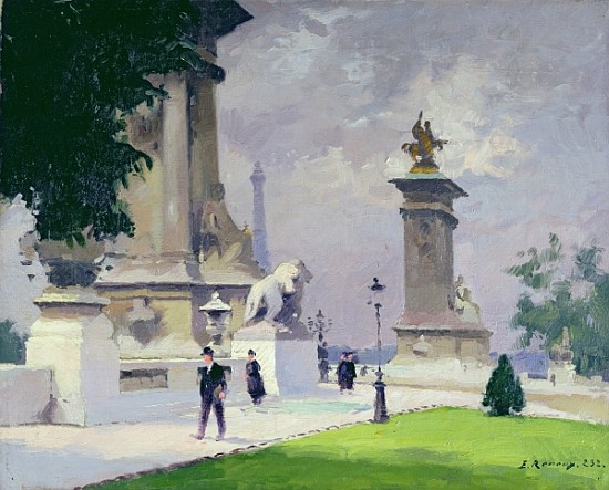 Pont Alexandre III, Paris od Jules Ernest Renoux