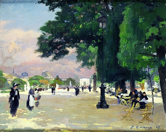 The Tuileries od Jules Ernest Renoux
