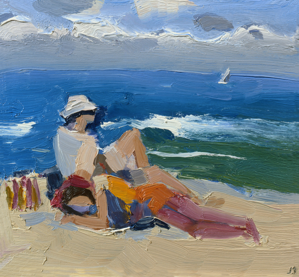 Figures by the Sea, St Ives od Julian Bailey
