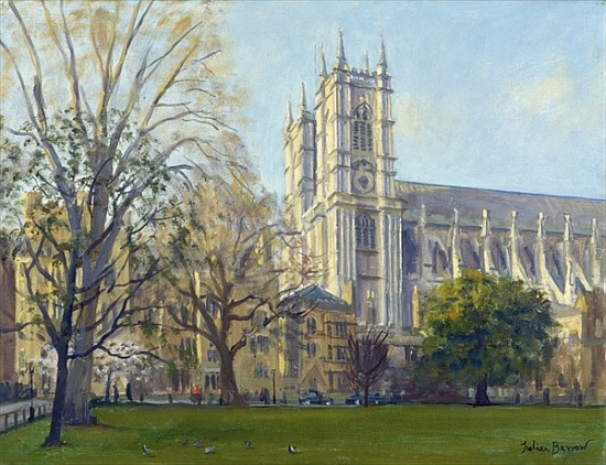 Westminster Abbey from Dean''s Yard (oil on canvas)  od Julian  Barrow