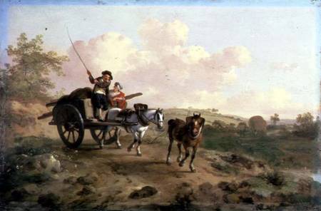Going to Market  (for pair see 106158) od Julius Caesar Ibbetson