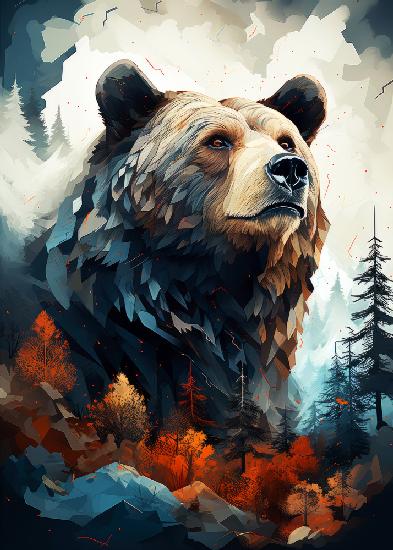 Bear animal art #bear