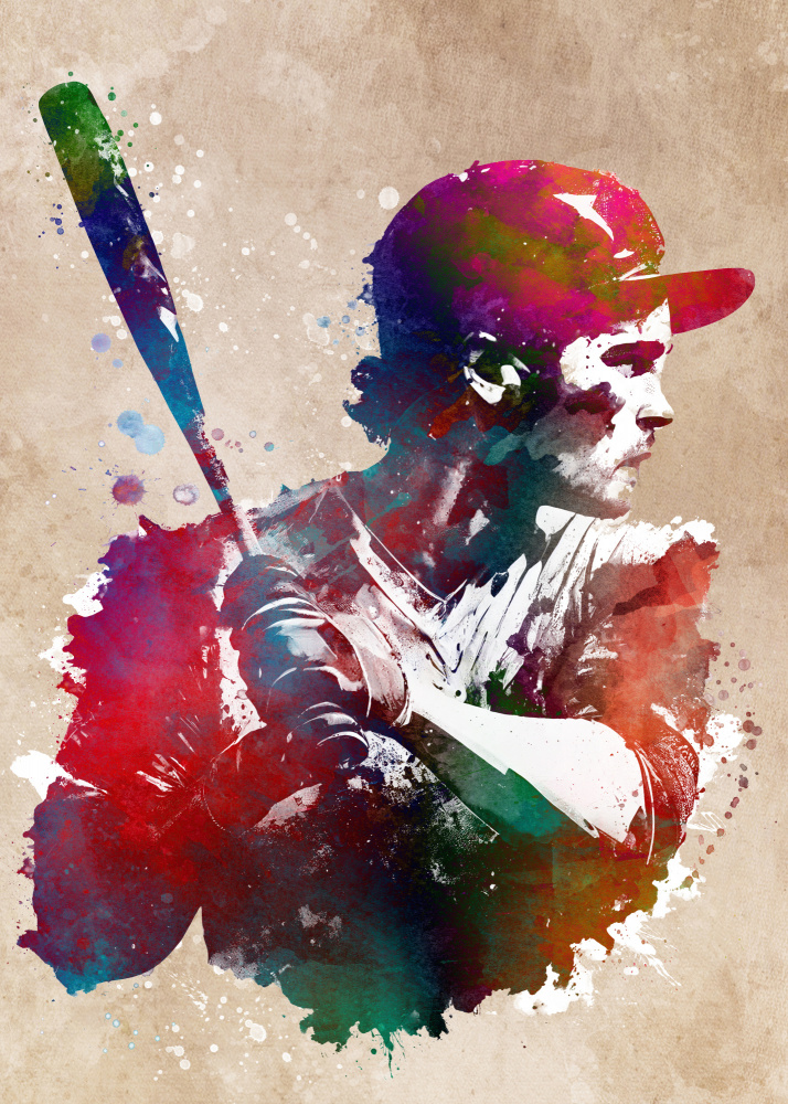 Baseball Sport Art 10 od Justyna Jaszke