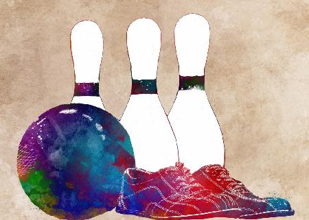 Bowling Sport Art 1