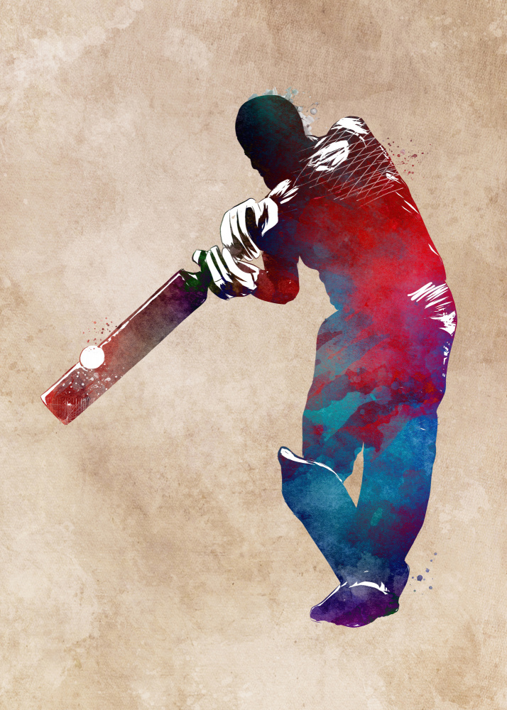 Cricket Sport Art 2 od Justyna Jaszke