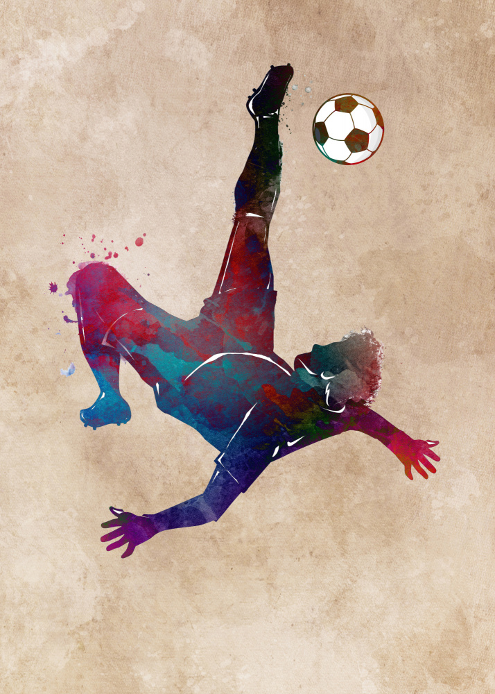 Football Soccer Sport Art 11 od Justyna Jaszke