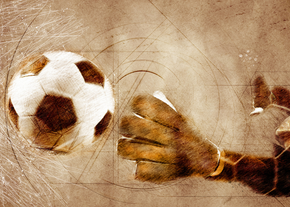 Football Soccer Sport Art 4 od Justyna Jaszke