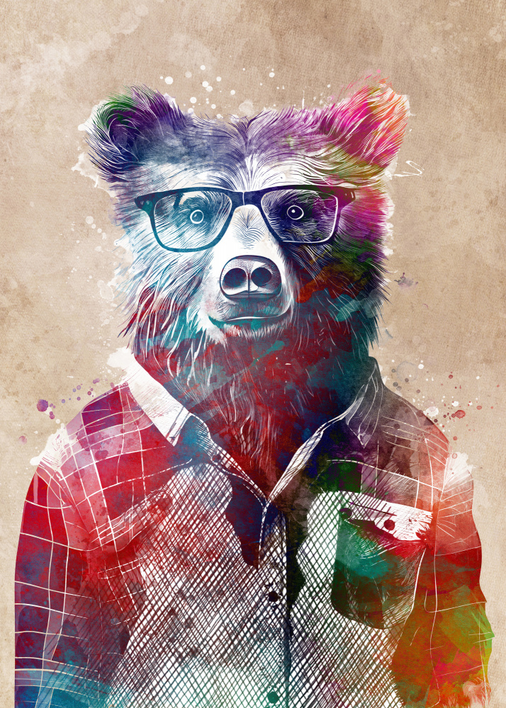 Hipster Bear od Justyna Jaszke
