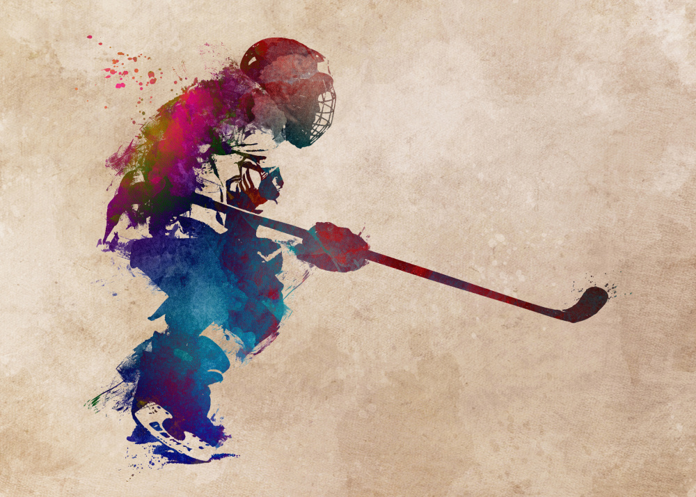 Hockey Sport Art 1 od Justyna Jaszke