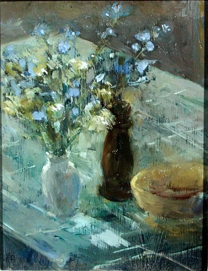 Myosotis Bleu, 2002 (oil on canvas)  od Karen  Armitage